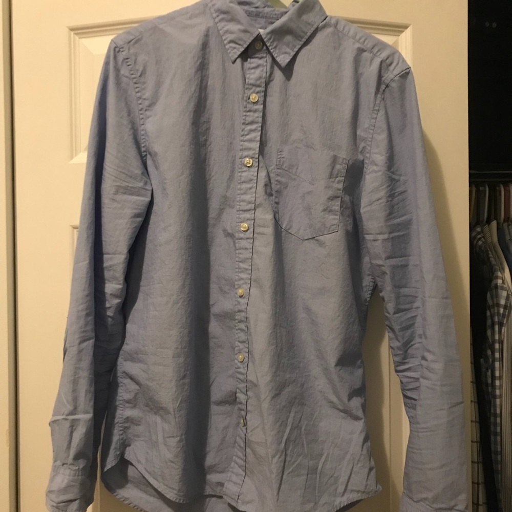 GAP light blue slim fit button down